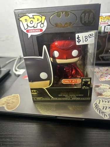 Funko Pop! Vinyl: DC Comics - Batman (Red) (Metallic) - Target (T)...