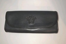 Vintage 90s Versace Sunglasses Leather Embossed Medusa Soft Case Only