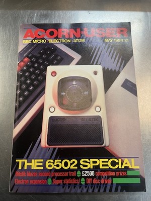 Acorn User Magazine May 1984 BBC Micro 6502 Bitstik Vintage Computing