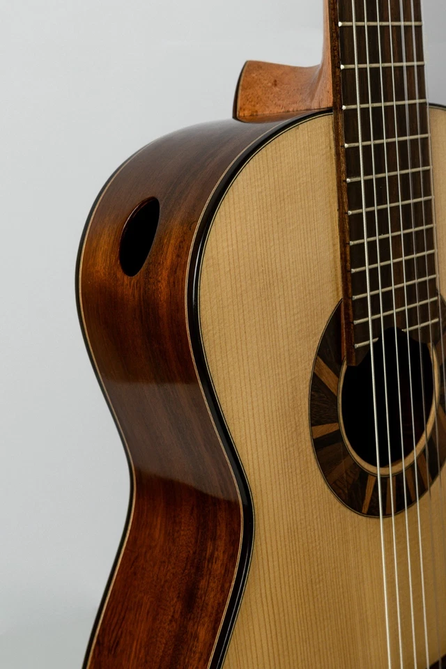 7 strings Classic Guitar Order Deposit - All Solid Woods Brazil Zorrer Luthier - Image 3 of 4