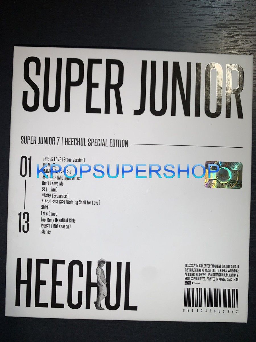 Super Junior 7th Album This is Love Special Edition Heechul I