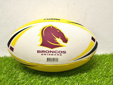 Vintage Steeden Brisbane Broncos Carina Leagues Club Rugby Ball Youth New Unused