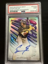 2023 Bowmans Best Shellacked Ethan Salas Auto /250 PSA 9