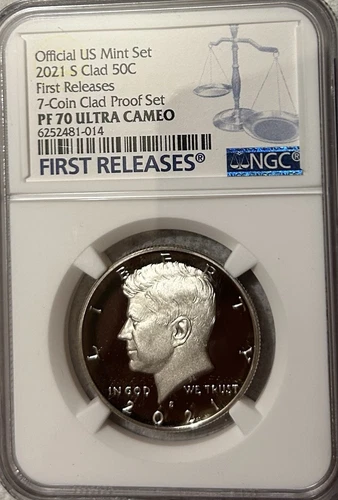 2021-S Kennedy 50c Early Release NGC70 Ultra Cameo