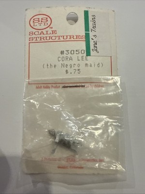 SS Ltd. HO Scale Metal Unpainted Figure ''Cora Lee the Maid'' #3050 Pre-Owned