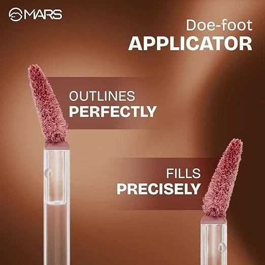 MARS Matte Muse Mousse Lipstick (3ml) (09-SUPER STAR) with Doe-Foot Applicator | - Image 4 of 4