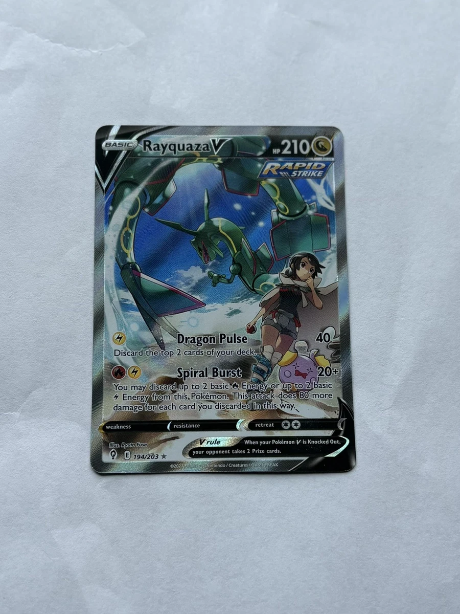 Rayquaza V Pokémon TCG Cards for sale | eBay