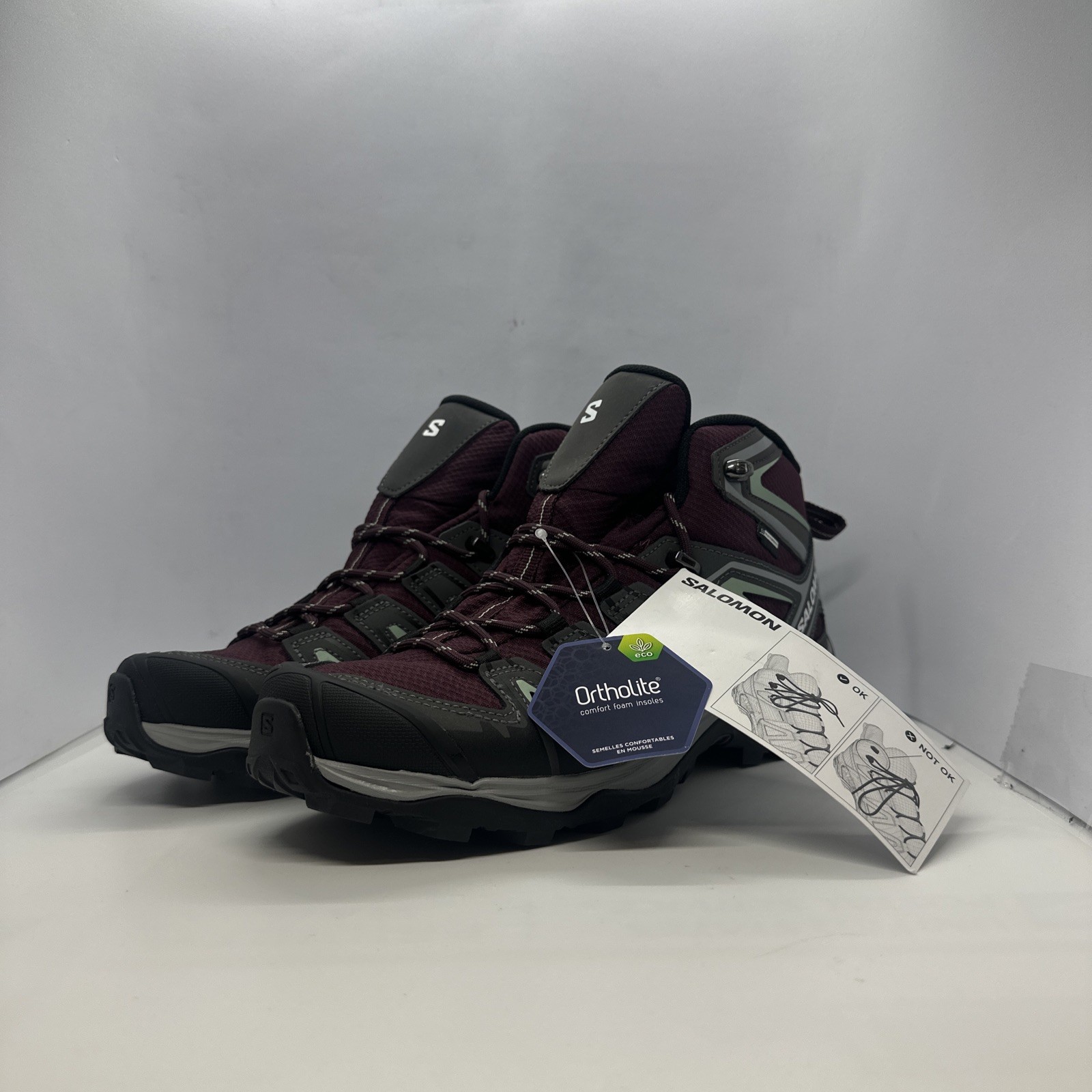 Salomon | Men's X Ultra Pioneer Mid CSWP Hiking Boots, Black, Size 14