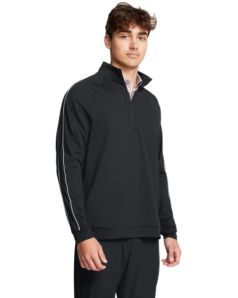 Under Armour UA Storm Midlayer 1/2 Zip Men's XL Black Golf Jacket 1383143 NWT