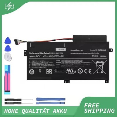 AA-PBVN3AB 11.4V 43Wh 3780mAh Laptop Battery for SAMSUNG NP370R4E NP370R5E
