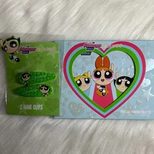 COLOURPOP Powerpuff Girls Eyeshadow Palette 12 Shades & Hair Clips ~ BNIB