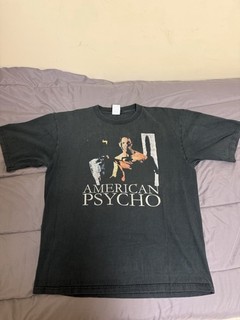 Vintage 2000 American Psycho Movie Promo Shirt Size XL Gildan Heavy Cotton