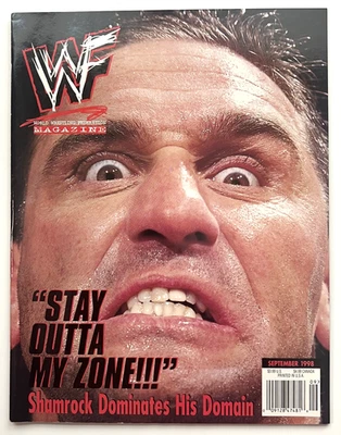 KEN SHAMROCK WWF Wrestling Magazine September 1998 *No Catalog or Poster - Image 1 of 4