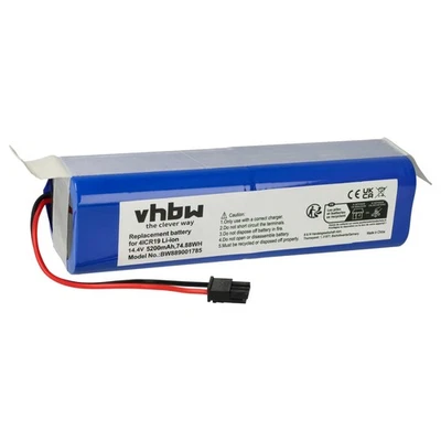 VHBW Akku für Eufy RoboVac X8 Hybrid 5200mAh 14,4V