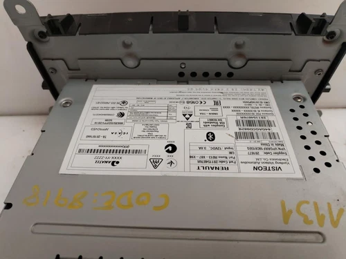 281154076R Sistema Audio/Radio Cd para RENAULT CLIO IV Dynamique 2016 125760 - Imagen 4 de 10