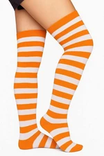 Raylarnia Women's Extra Long Opaque Striped Over Knee High Stockings Socks…