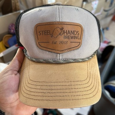 Steel Hands Brewing Adjustable  faded Hat