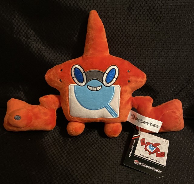 2x Pokemon Center Poke Plush Standar Rotom - Pokedex Stuffed Toy for sale online | eBay