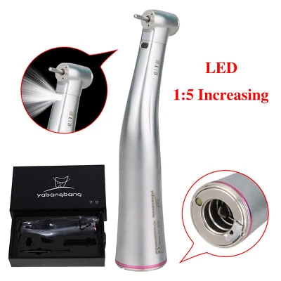 YABANGBANG Dental 1:5 Winkelstück handpiece Wasser Licht Rot kompatible Sirona KaVo NSK Rot