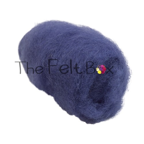 Carded Felting Wool Needle 3D Brown Grey White Black Green Blue Batt The FeltBox - Picture 161 of 163