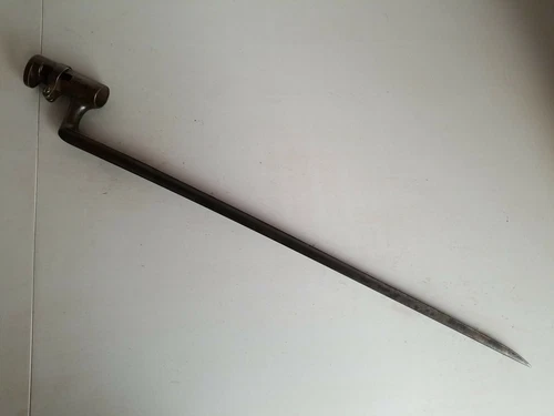 Civil War Era British Made Spanish Model 1857 Socket Bayonet