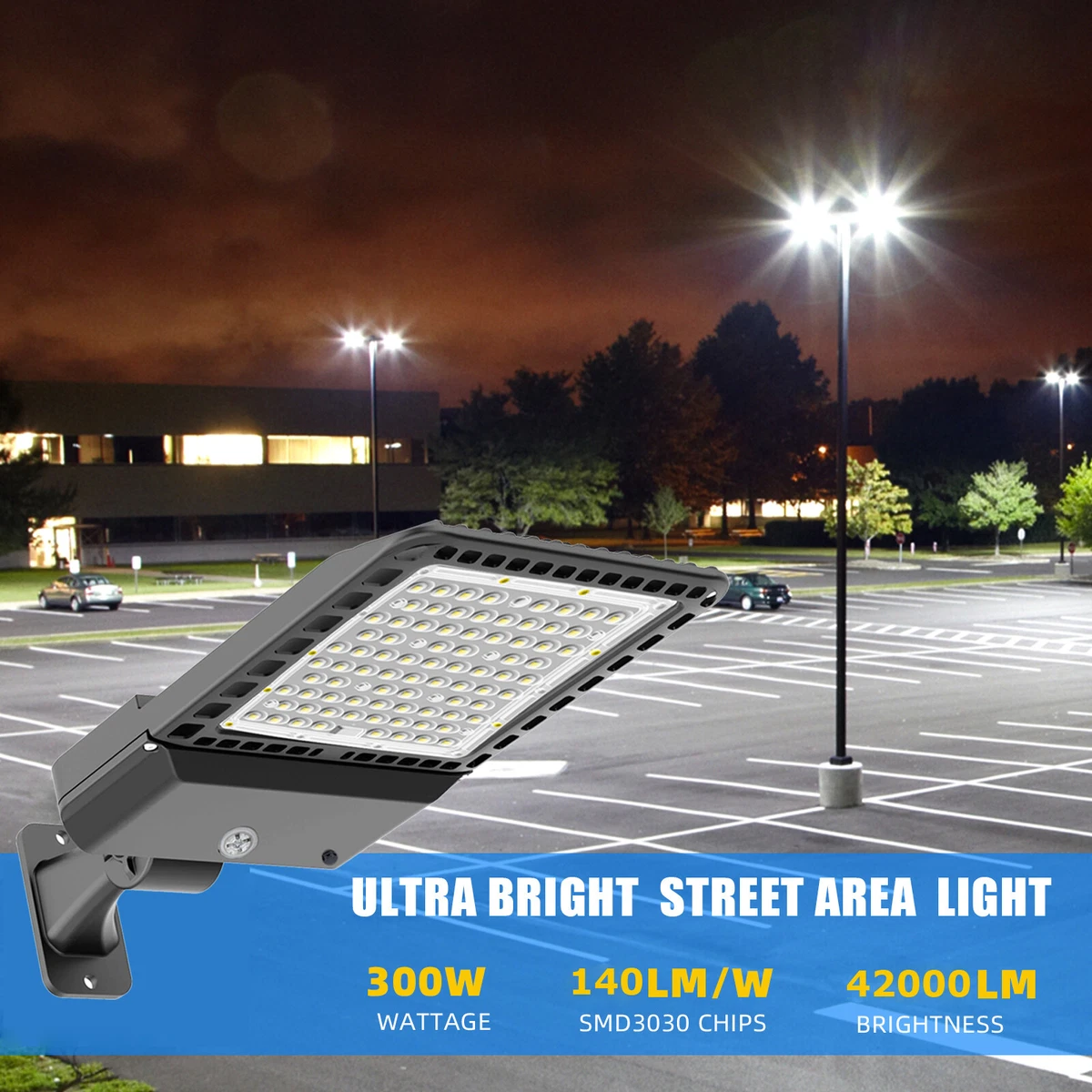 300 watt led parking lot lights deals