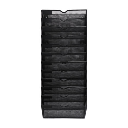 12-Tier Wall Pocket File Holder Mail Organiser Documents Magazines Storage Rack - Picture 7 of 21