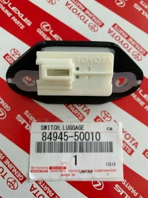 8494550010 GENUINE Toyota SWITCH, LUGGAGE ELECTRICAL KEY 84945-50010 OEM - Image 2 of 4