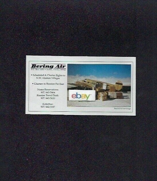 BERING AIR INC NOME ALASKA 1992 BEECH 18 SAVOONGA PASSENGER & CARGO