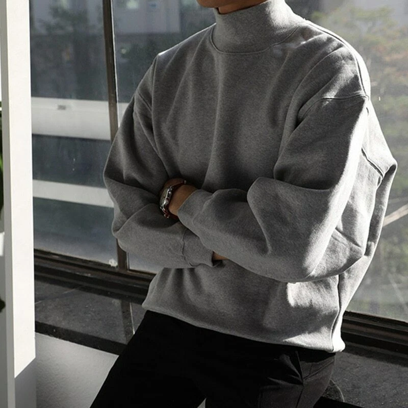Sudadera de cuello alto sales