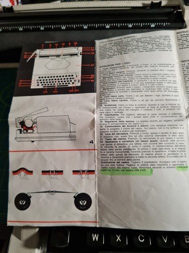 Macchina da Scrivere Rover 6000 de luxe DA SISTEMARE IL CARRELLO - Foto 10 di 12
