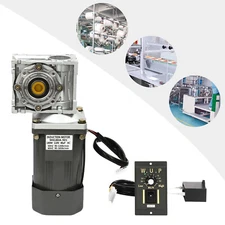 Electric Motor Kit Gear Motor Worm Geared Motor Speed Controller 27RPM 180W BEST