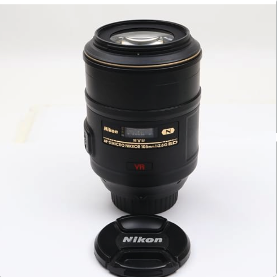 Nikon AF-S VR Micro Nikkor 105mm f/2.8 G IF-ED Lens W/Lens Cap | eBay