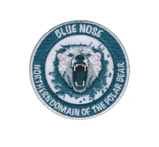 Blue Nose Northern Domain Embroidered Hat Patch