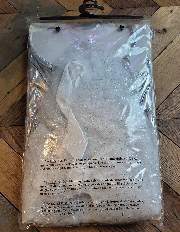 Dreamgirl Ángel Belleza Vestido Alas Corona Adulto Mujer Halloween Disfraz X-Grande Foto 4 de 4