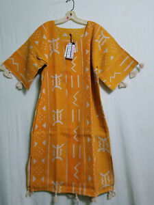 Women Clothing African Traditional Mud Cloth Dress Free Size 56" around
