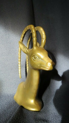 Gazelle Brass Bookend / Paperweight - Picture 3 of 11