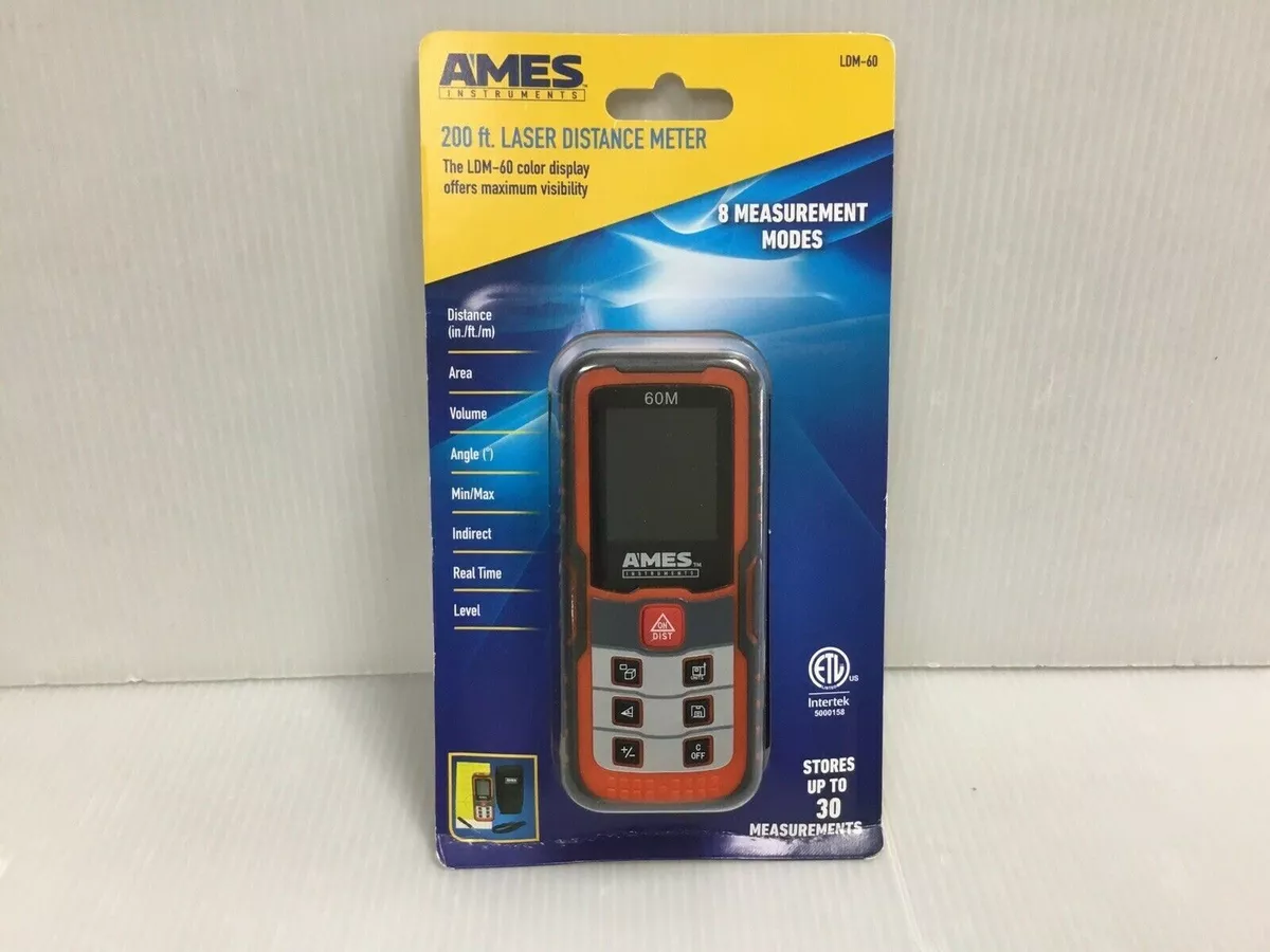 AMES LDM 60 200 FT. LASER DISTANCE METER eBay