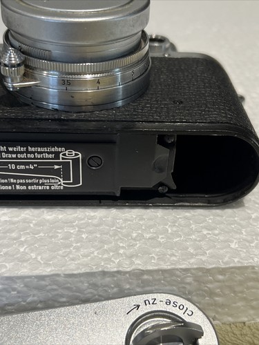 leica drp ernst leitz wetzlar camera with case & Flash - Picture 18 of 24