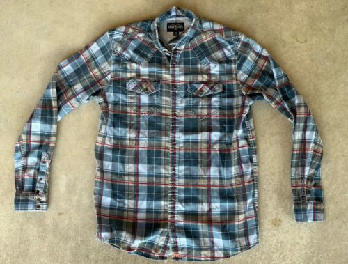 Cody James FR Button Up Pearlsnap Long Sleeve Shirt Multicolored LT