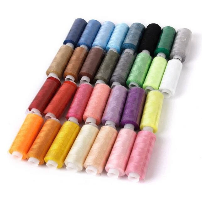 30 Spools Sewing Thread Kit cotton Assorted Colors 250 Yard For Hand Machine - Image 4 of 4