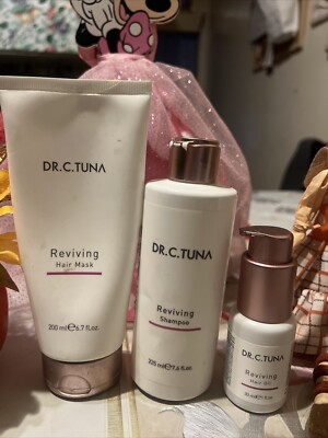 FARMASI Dr C Tuna REVIVING Garlic Capixyl & Trichogen Shampoo & Mask 2 pc Set  