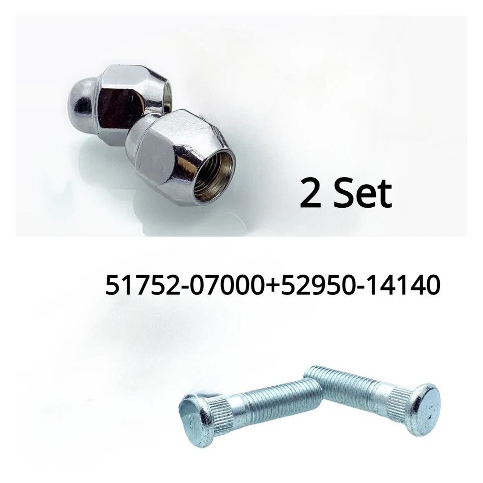 Tuerca de perno de cubo de rueda nueva para Hyundai IX25 IX35 Kia Sonata Elantra Verna~ Foto 2 de 4