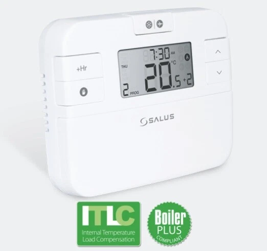 Salus RT510TX+ Programmable Room Thermostat RF Stat Boiler Plus - NO  Transmitter | eBay