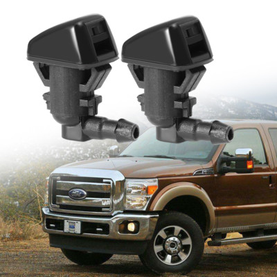 #ad Super Duty Windshield Washer Jet Nozzle Sprayer Pair Set Fits Ford F250 F350 US $7.49