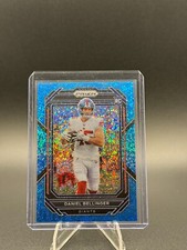 2022 Panini Prizm Daniel Bellinger #364 Blue Sparkle /96 Rookie RC Giants