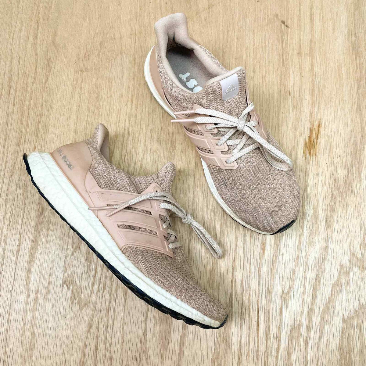 Womens ADIDAS Ultraboost Pink Pastel Running Shoes Size