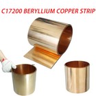 Beryllium Copper Sheet Strip Thickness 0.1-2mm Thin Foil Metal Plate Copper Coil
