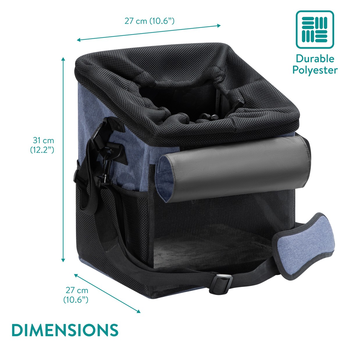 Zaino Trasportino Per Cani E Gatti - Morbido, Traspirante E Pratico Per Viaggi - Foto 10