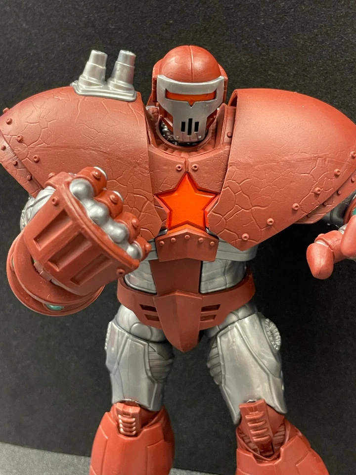 Marvel Legends 6" ESCALA CARMESÍ DINAMO BAF 100% COMPLETO CONSTRUIR UNA FIGURA COMO NUEVO Foto 4 de 4